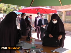 بازدید مدیر کل آموزش و پرورش استان اصفهان از روند مصاحبه پذیرفته شدگان دانشگاه فرهنگیان پردیس فاطمه زهرا (س) اصفهان