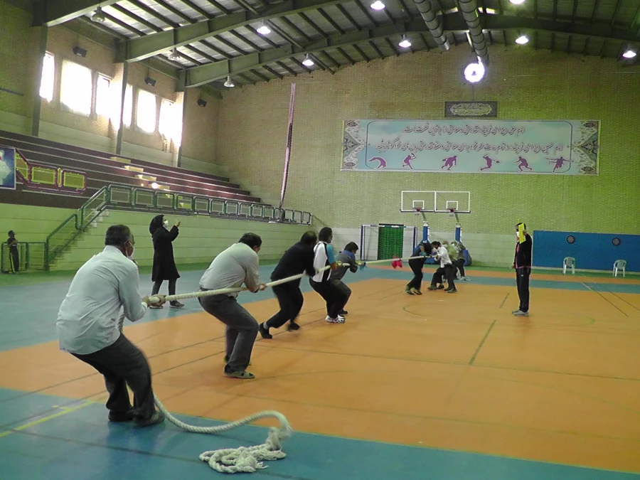 برنامه انجام شده در پردیس فاطمه زهرا (س) در هفته تربیت بدنی