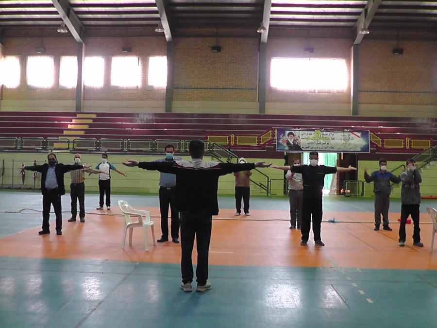 برنامه انجام شده در پردیس فاطمه زهرا (س) در هفته تربیت بدنی