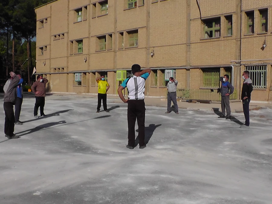 برنامه انجام شده در پردیس فاطمه زهرا (س) در هفته تربیت بدنی