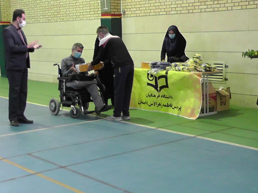 برنامه انجام شده در پردیس فاطمه زهرا (س) در هفته تربیت بدنی