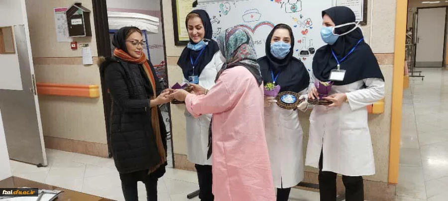 به مناسبت روز پرستار و میلاد حضرت زینب کبری(ع)
تقدیر از پرستاران بیمارستان خورشید