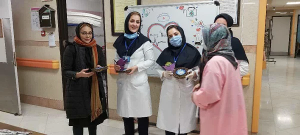 به مناسبت روز پرستار و میلاد حضرت زینب کبری(ع)
تقدیر از پرستاران بیمارستان خورشید
