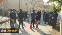 برگزاری دوره آموزشی ایمنی و اطفا حریق ویژه پرسنل اداری و خدماتی 