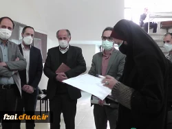 بازدید مدیریت امورپردیس های استان اصفهان دکتر آقا حسینی و کارشناسان وزارت آموزش و پرورش از روند مصاحبه 