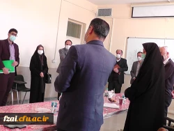 بازدید مدیریت امورپردیس های استان اصفهان دکتر آقا حسینی و کارشناسان وزارت آموزش و پرورش از روند مصاحبه 