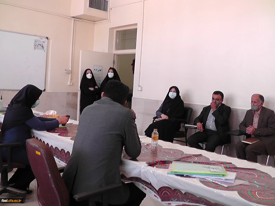 بازدید سرپرست مدیریت امورپردیس های استان اصفهان از فرایند مصاحبه پردیس فاطمه زهرا (س)