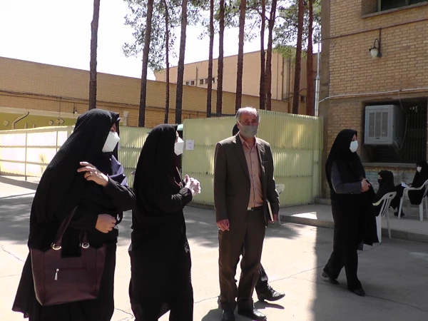 بازدید سرپرست مدیریت امورپردیس های استان اصفهان از فرایند مصاحبه پردیس فاطمه زهرا (س)