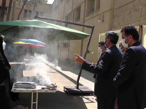 معاون پژوهش برنامه ریزی و توسعه منابع اداره کل آموزش و پرورش استان اصفهان مهندس میرپور از روند مصاحبه ی داوطلبین ورود به دانشگاه فرهنگیان در پردیس فاطمه الزهرا(س) بازدید کرد.