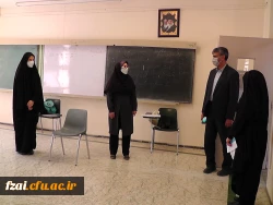 معاون پژوهش برنامه ریزی و توسعه منابع اداره کل آموزش و پرورش استان اصفهان مهندس میرپور از روند مصاحبه ی داوطلبین ورود به دانشگاه فرهنگیان در پردیس فاطمه الزهرا(س) بازدید کرد.