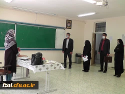 معاون پژوهش برنامه ریزی و توسعه منابع اداره کل آموزش و پرورش استان اصفهان مهندس میرپور از روند مصاحبه ی داوطلبین ورود به دانشگاه فرهنگیان در پردیس فاطمه الزهرا(س) بازدید کرد.