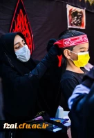 برپایی موکب بسیج دانشجویی دانشگاه فرهنگیان استان  اصفهان در مسیر گلستان شهدای اصفهان مصادف با اربعین حسینی سال 1400