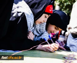 برپایی موکب بسیج دانشجویی دانشگاه فرهنگیان استان  اصفهان در مسیر گلستان شهدای اصفهان مصادف با اربعین حسینی سال 1400