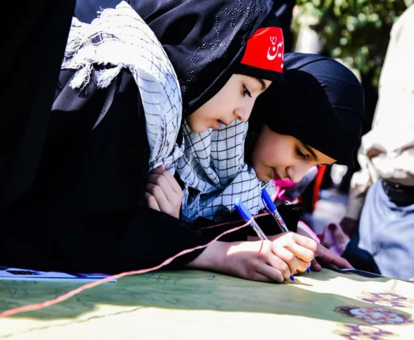 برپایی موکب بسیج دانشجویی دانشگاه فرهنگیان استان  اصفهان در مسیر گلستان شهدای اصفهان مصادف با اربعین حسینی سال 1400