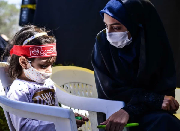 برپایی موکب بسیج دانشجویی دانشگاه فرهنگیان استان  اصفهان در مسیر گلستان شهدای اصفهان مصادف با اربعین حسینی سال 1400