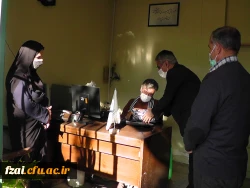 به مناسبت روز جهانی معلولین تقدیر و تشکر از کارمند پرتلاش پردیس فاطمه زهرا (س) اصفهان