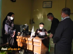به مناسبت روز جهانی معلولین تقدیر و تشکر از کارمند پرتلاش پردیس فاطمه زهرا (س) اصفهان