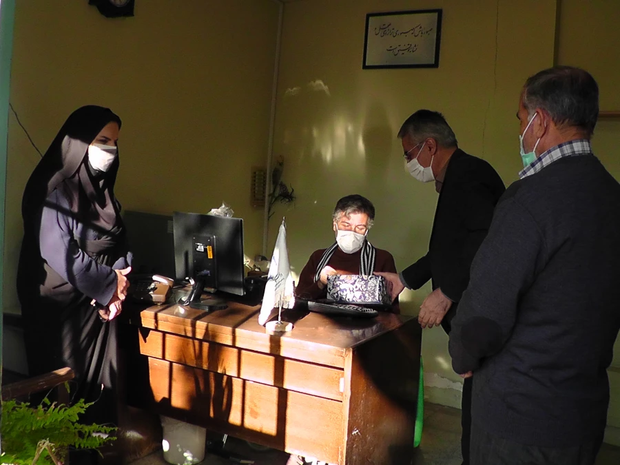 به مناسبت روز جهانی معلولین تقدیر و تشکر از کارمند پرتلاش پردیس فاطمه زهرا (س) اصفهان