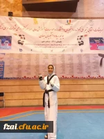 کسب مقام اول توسط  دانشجو معلم سارا  احدی نیا از پردیس فاطمه زهرا (س) اصفهان در مسابقات انتخابی تیم ملی دانشجویان