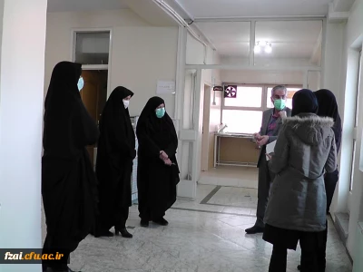 بازدید سرپرست  محترم پردیس فاطمه زهرا (س)  از قسمت های  مختلف  خوابگاه
