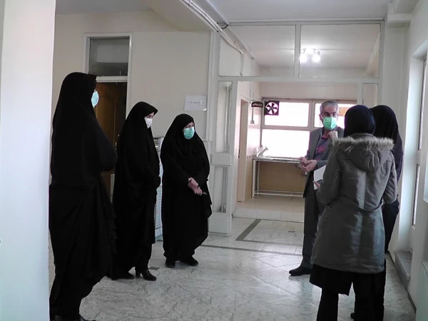 بازدید سرپرست  پردیس فاطمه زهرا (س)  از قسمت های  مختلف  خوابگاه