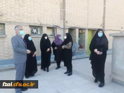 بازدید سرپرست  پردیس فاطمه زهرا (س)  از قسمت های  مختلف  خوابگاه