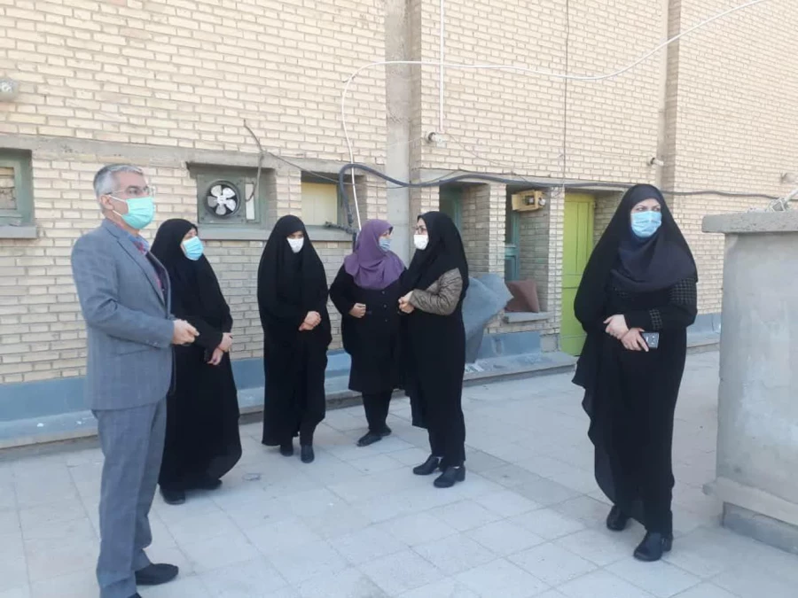 بازدید سرپرست  پردیس فاطمه زهرا (س)  از قسمت های  مختلف  خوابگاه