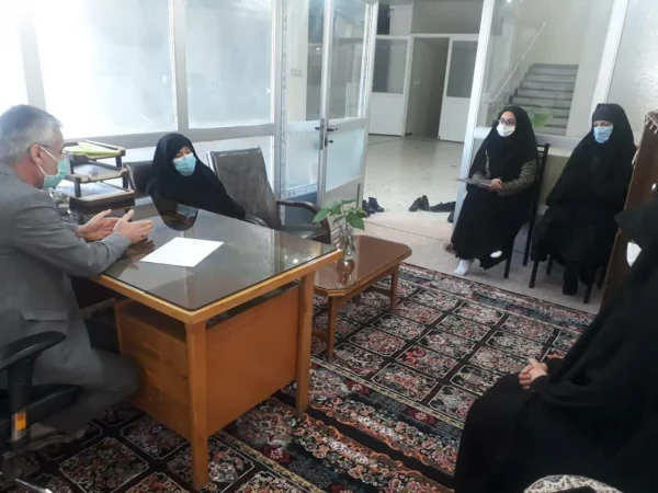 بازدید سرپرست  پردیس فاطمه زهرا (س)  از قسمت های  مختلف  خوابگاه