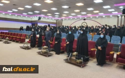 شروع آموزش حضوری دانشجویان و مراسم استقبال از آن ها در پردیس فاطمه زهرا (س) اصفهان