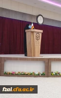 شروع آموزش حضوری دانشجویان و مراسم استقبال از آن ها در پردیس فاطمه زهرا (س) اصفهان