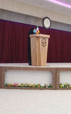 شروع آموزش حضوری دانشجویان و مراسم استقبال از آن ها در پردیس فاطمه زهرا (س) اصفهان