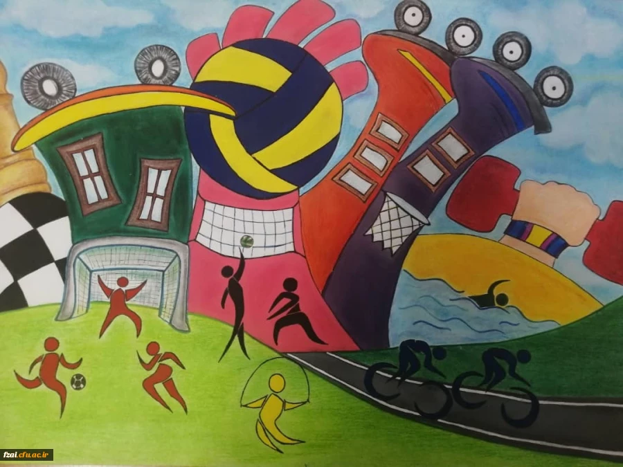 کسب مقام اول نقاشی مسابقه ورزشی ، هنری و ادبی  کمیته ملی المپیک توسط دانشجو معلم پردیس فاطمه زهرا (س) اصفهان