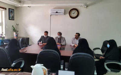 بازدید ناظرین سنجش از بخش های مختلف فرهنگی پردیس فاطمه زهرا (س) اصفهان