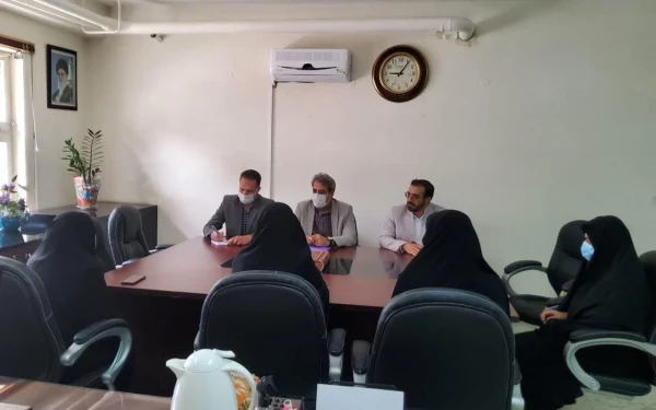 بازدید ناظرین سنجش از بخش های مختلف فرهنگی پردیس فاطمه زهرا (س) اصفهان