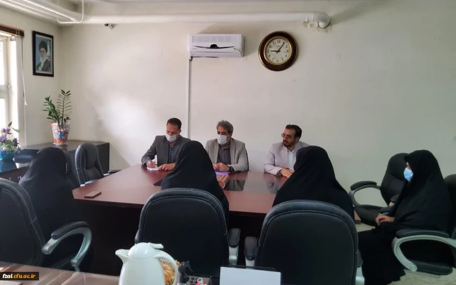 بازدید ناظرین سنجش از بخش های مختلف فرهنگی پردیس فاطمه زهرا (س) اصفهان