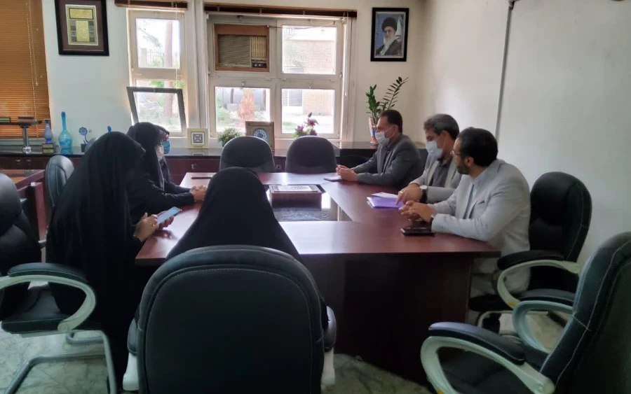 بازدید ناظرین سنجش از بخش های مختلف فرهنگی پردیس فاطمه زهرا (س) اصفهان