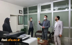 بازدید ناظرین سنجش از بخش های مختلف فرهنگی پردیس فاطمه زهرا (س) اصفهان