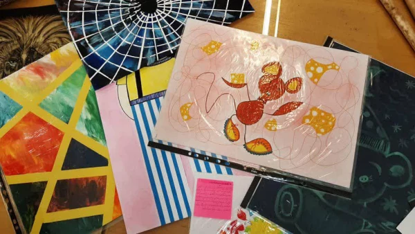 برگزاری کارگاه تکنیک های خلاق نقاشی  