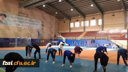 ورزش صبحگاهی در جهت نشاط و شادابی سرای دانشجویی و سلامت جسم و روان دانشجویان