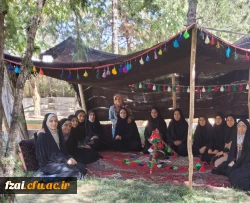 حضور دانشجومعلمان دختر دانشگاه فرهنگیان اصفهان در ششمین جشنواره منطقه ای رویش 
