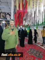 اردوی زیارتی گلستان شهدای نجف آباد و زیارت مزار شهید دانشجو معلم شهید محمد رضا بوسعیدی