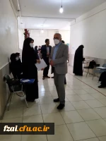 بازدید معاونت اداره کل آموزش و پرورش از روند برگزاری مصاحبه داوطلبان ورود به دانشگاه فرهنگیان پردیس فاطمه زهرا (س) اصفهان