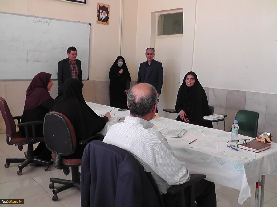 سرپرست دانشگاه فرهنگیان اصفهان از فرایند برگزاری مصاحبه داوطلبان ورود به  دانشگاه فرهنگیان از پردیس فاطمه زهرا (س) اصفهان بازدید کرد