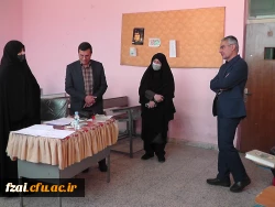 سرپرست دانشگاه فرهنگیان اصفهان از فرایند برگزاری مصاحبه داوطلبان ورود به  دانشگاه فرهنگیان از پردیس فاطمه زهرا (س) اصفهان بازدید کرد