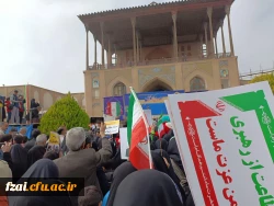 حضور دانشجومعلمان پردیس فاطمه زهرا(س)  در راهپیمایی ۱۳ آبان