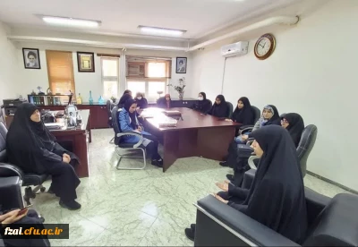 نشست مسئولان بسیج دانشجویی با ریاست پردیس