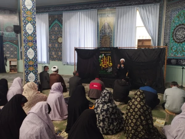 برگزاری مراسم عزاداری به مناسبت شهادت حضرت زهرا سلام الله علیها
