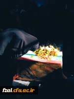 مراسم تشییع شهید گمنام در پردیس فاطمه زهرا (س) اصفهان