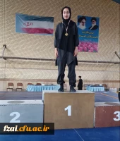 کسب مقام  اول  دانشجو معلم پردیس فاطمه زهرا (س) اصفهان  در مسابقات قهرمانی استان اصفهان رشته ووشو
