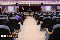 با حضور استاد محمد شجاعی  مدرس حوزه و دانشگاه
کارگاه وظایف مومنین در آخر الزمان در پردیس فاطمه زهرا (س)برگزار شد